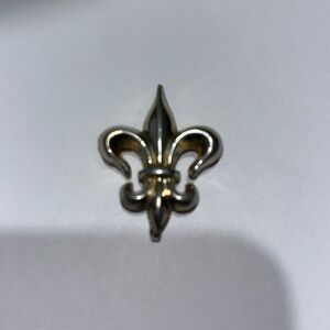 Vintage Fleur de Lis Sterling Brooch/Pendent